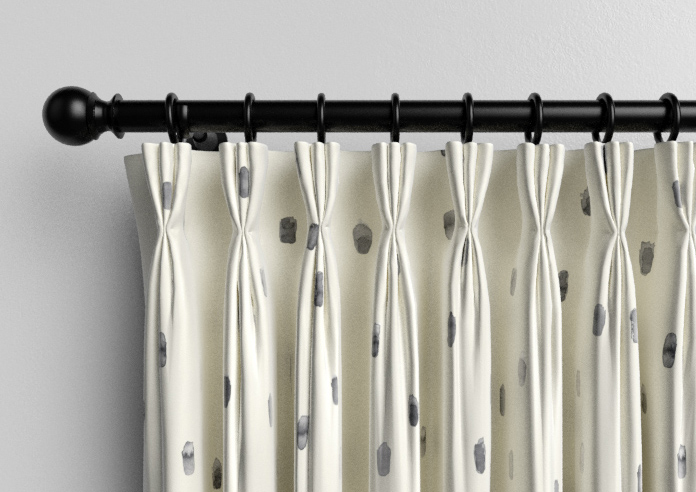 Ink Spots, Grey - Made to Measure Curtains - Image 11